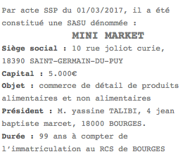 minimarket